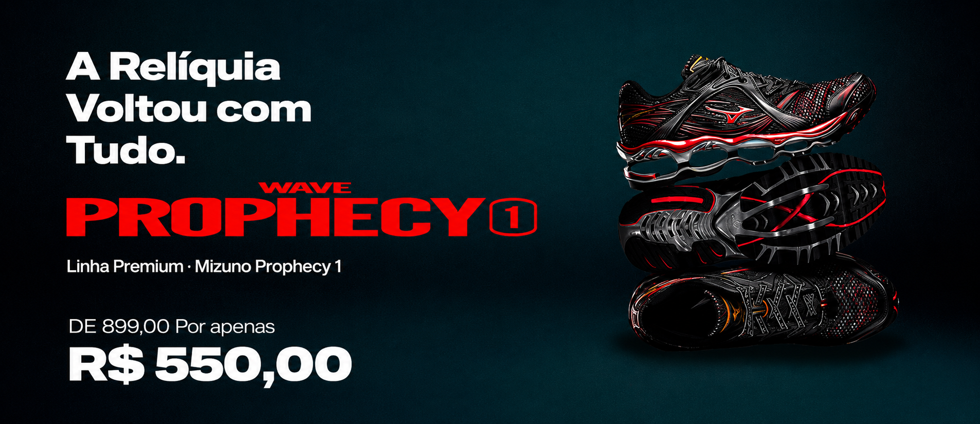 Mizuno Wave Prophecy 1 — A relíquia voltou com tudo
